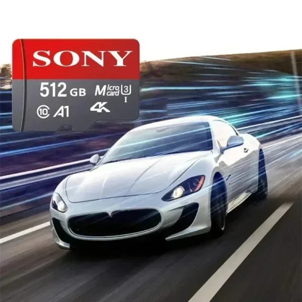 ⁦بطاقة ذاكرة Ultra SONY MicroSD/TF – بسعات متعددة تصل حتى 1 تيرا، سرعة عالية U3 A2 للأجهزة الذكية⁩ - الصورة ⁦3⁩