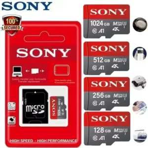 بطاقة ذاكرة Ultra SONY MicroSD/TF – بسعات متعددة تصل حتى 1 تيرا، سرعة عالية U3 A2 للأجهزة الذكية